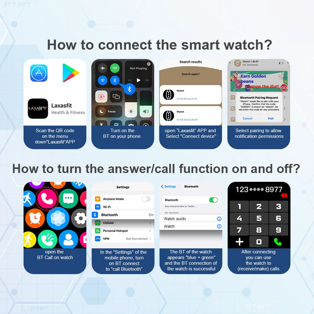 Smart Watch LAXASFIT 2.0